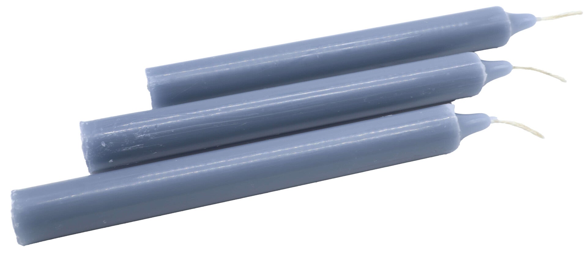 Bougie Teintée Masse 22cm - Gris