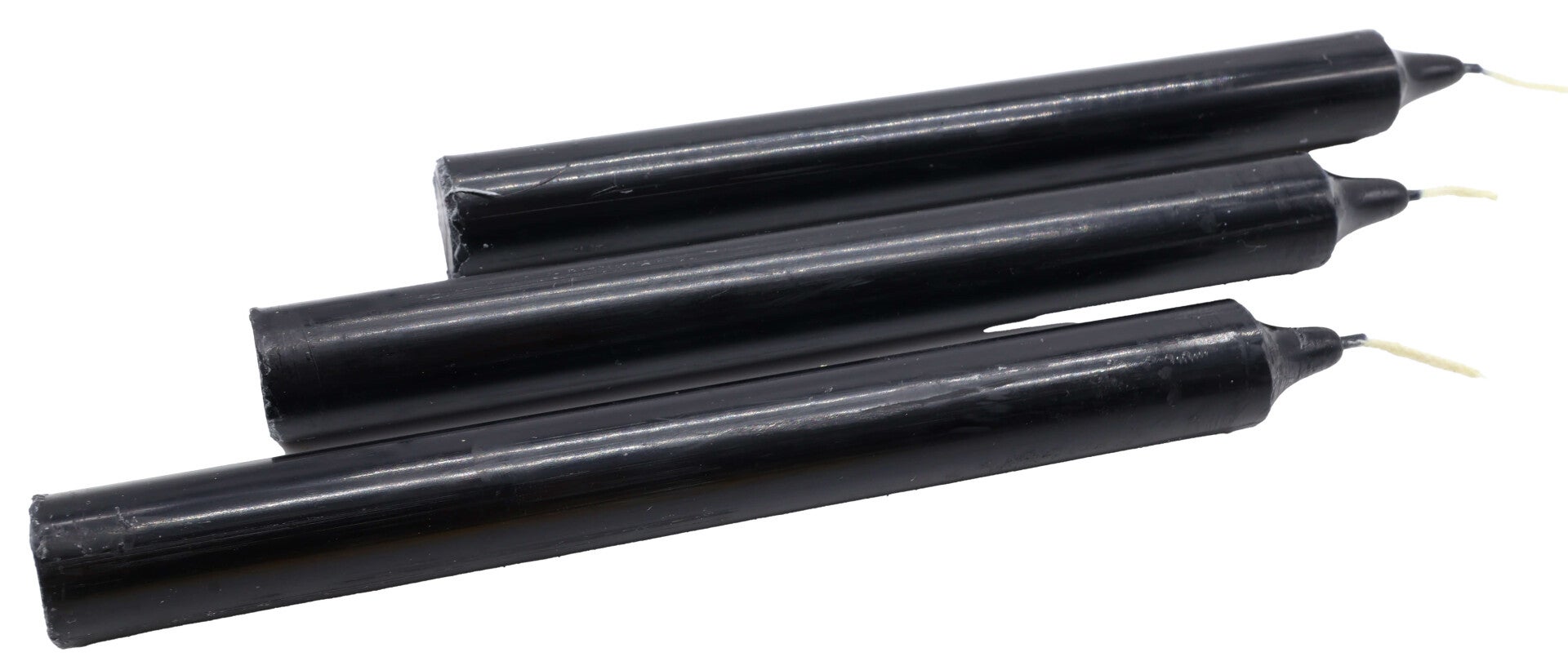 Bougie Teintée Masse 22cm - Noir