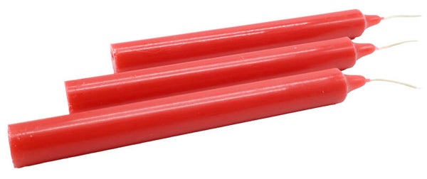 Bougie Teintée Masse 22cm - Rouge