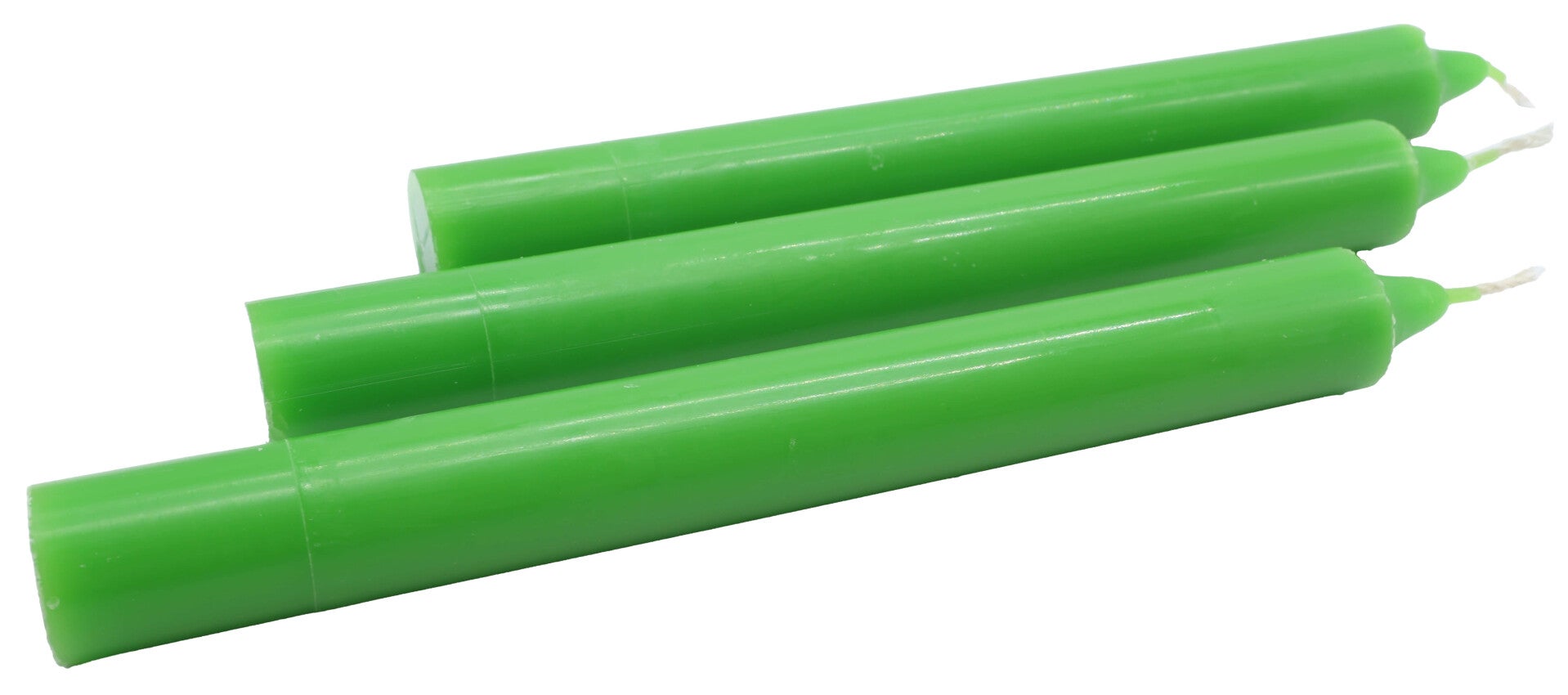 Bougie Teintée Masse 22cm - Vert Pré