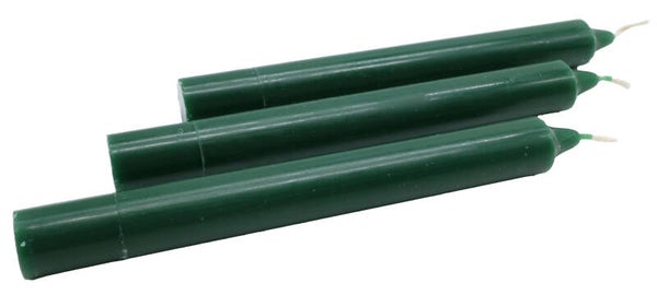 Bougie Teintée Masse 22cm - Vert Sapin