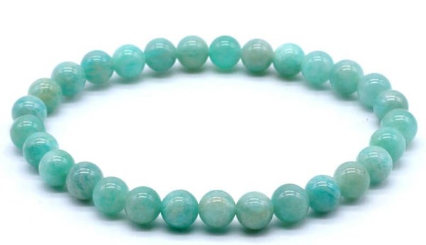 Bracelet Amazonite 'AA' perles 6mm