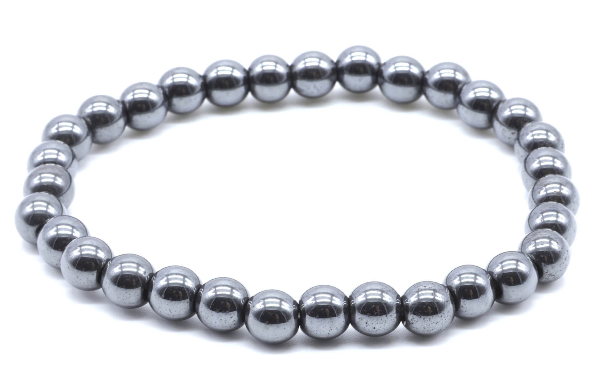 Bracelet Hematite perles 6mm