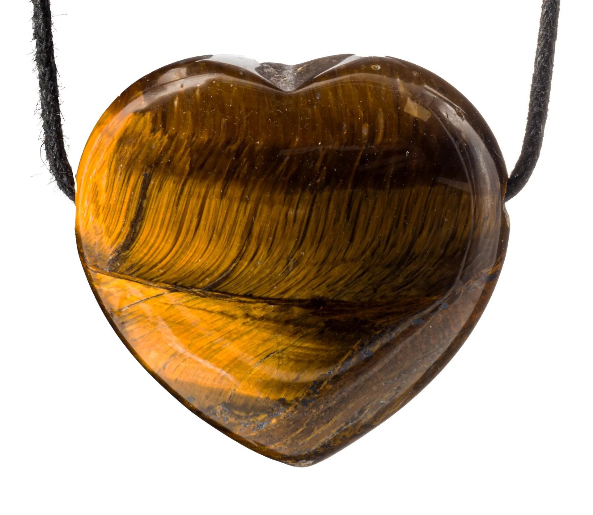 Pendentif pierre – Coeur – Oeil de tigre