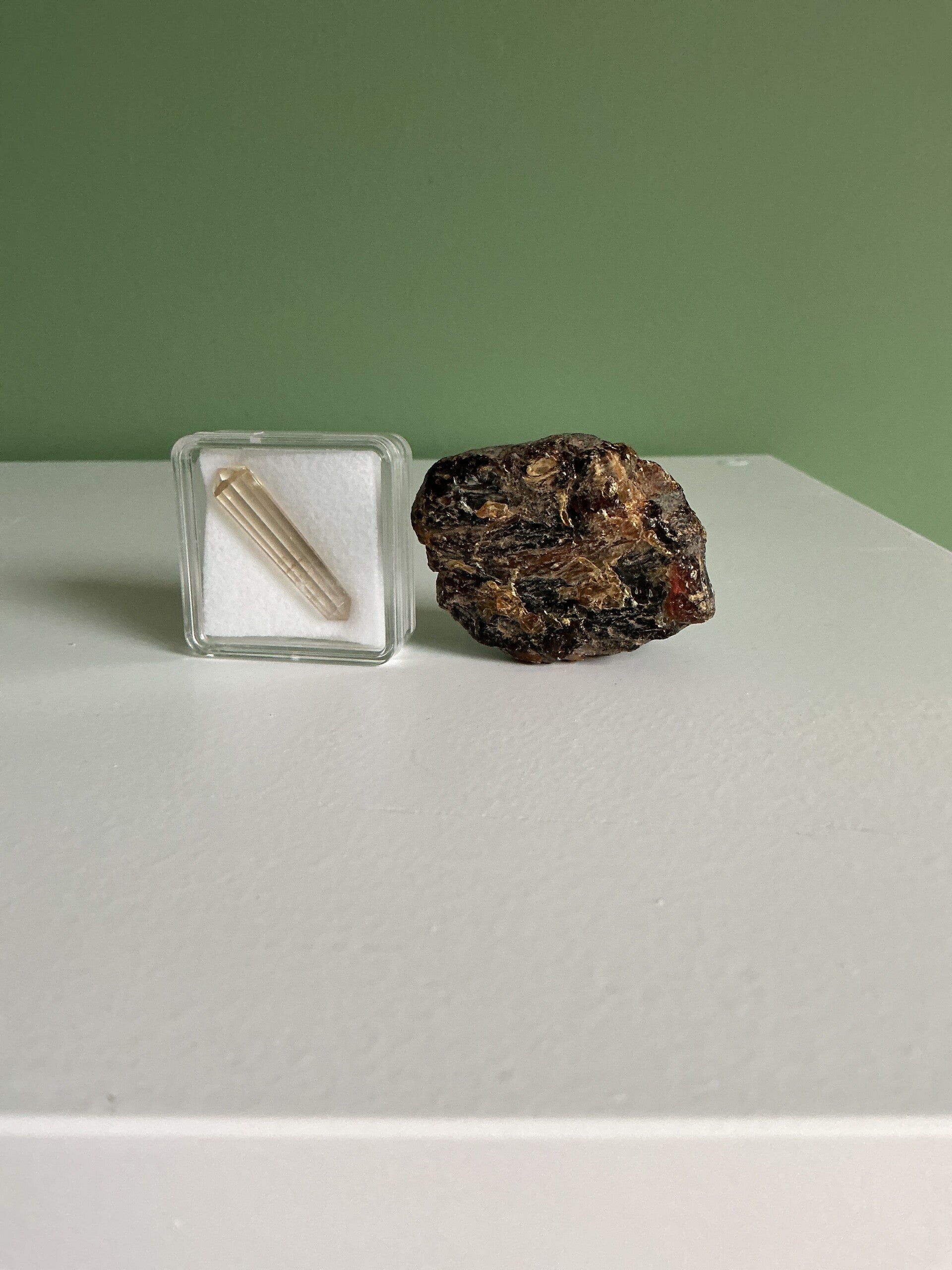 Phi Citrien en ruwe amber