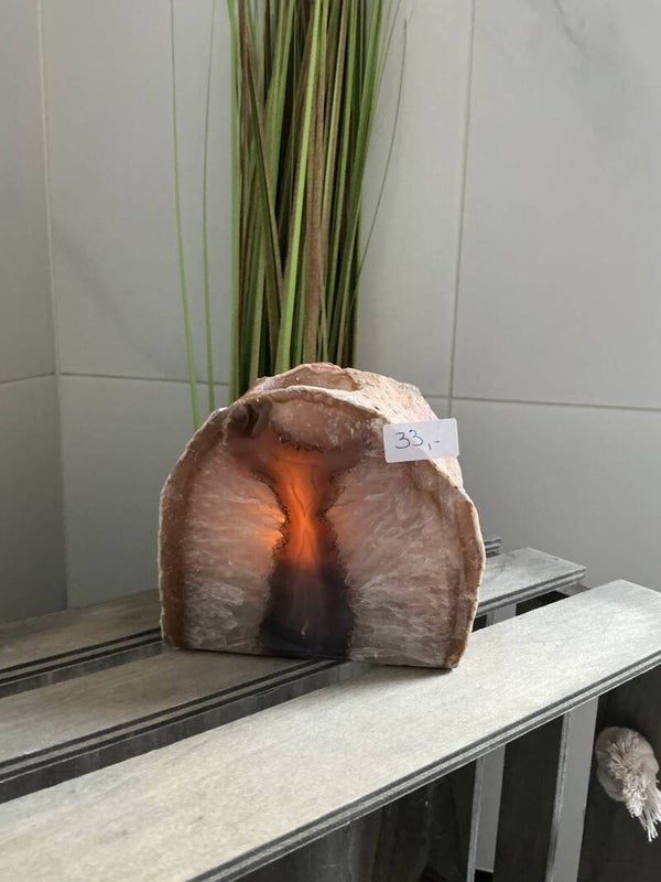 Agaat Waxinehouder #6