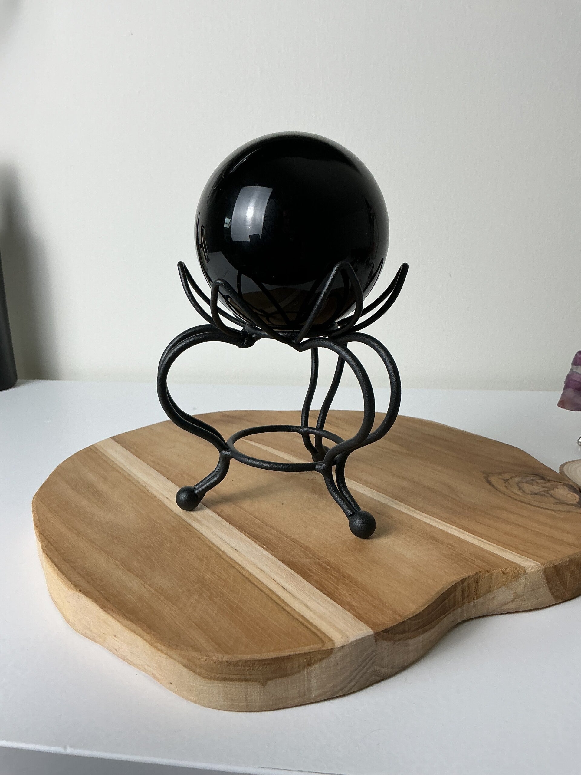 Zwarte obsidiaan bol