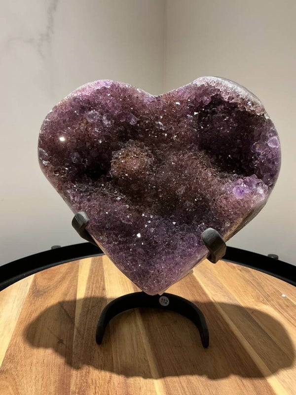 BF Amethist hart op standaard - Brazillië #112