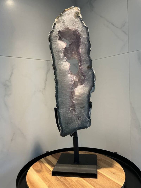 BF Wit portaal op draaibare standaard met amethist