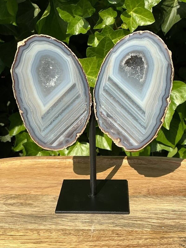 🦋✨ Agaat Geode – Vlinders
