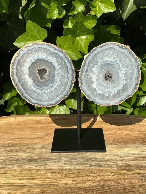 🦋✨ Agaat Geode – Vlinders