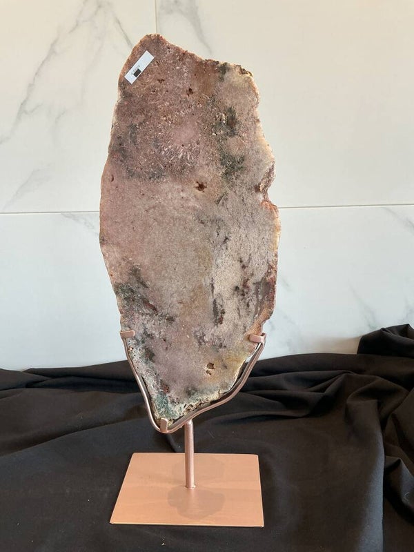 🌸💜✨ Roze Amethist – Slab op Standaard #489