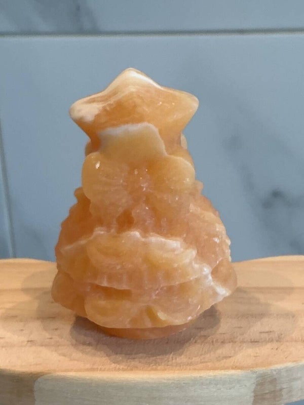 🎄💛✨ Gele Calciet – Kerstboom Carving #19