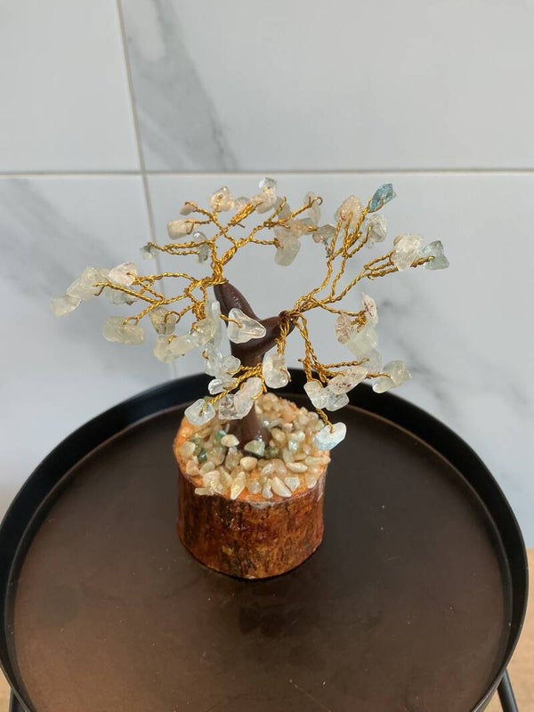 🌳💚🍀 Groene Aventurijn – Edelsteenboom 10cm