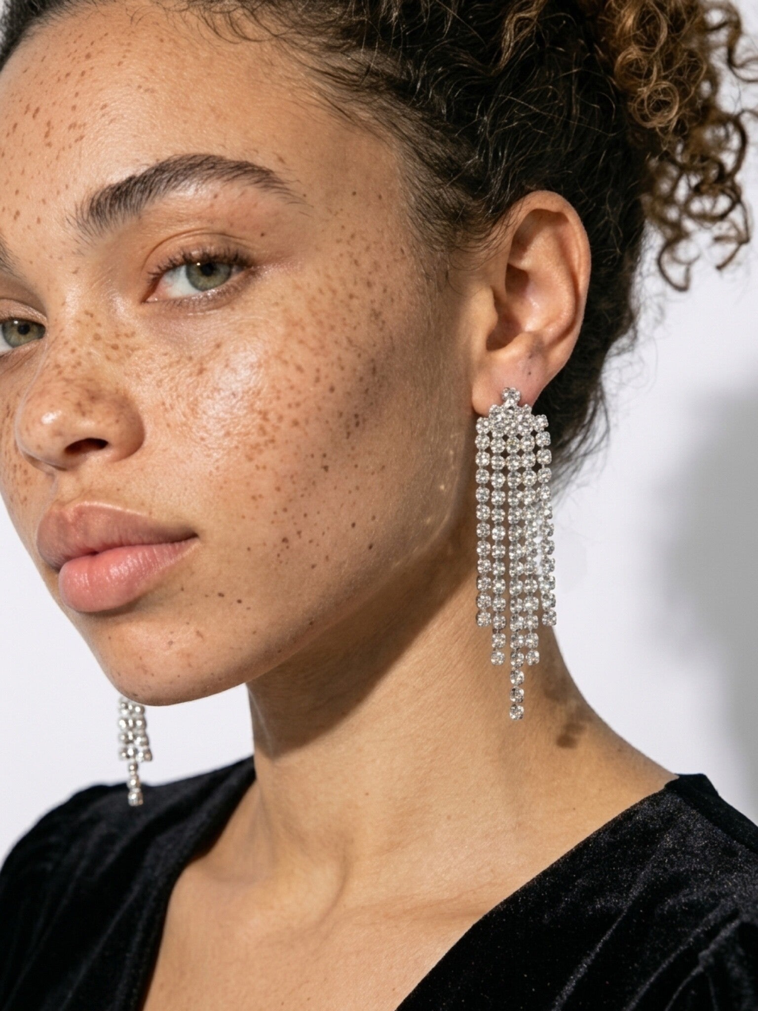 Falling Diamonds Earrings