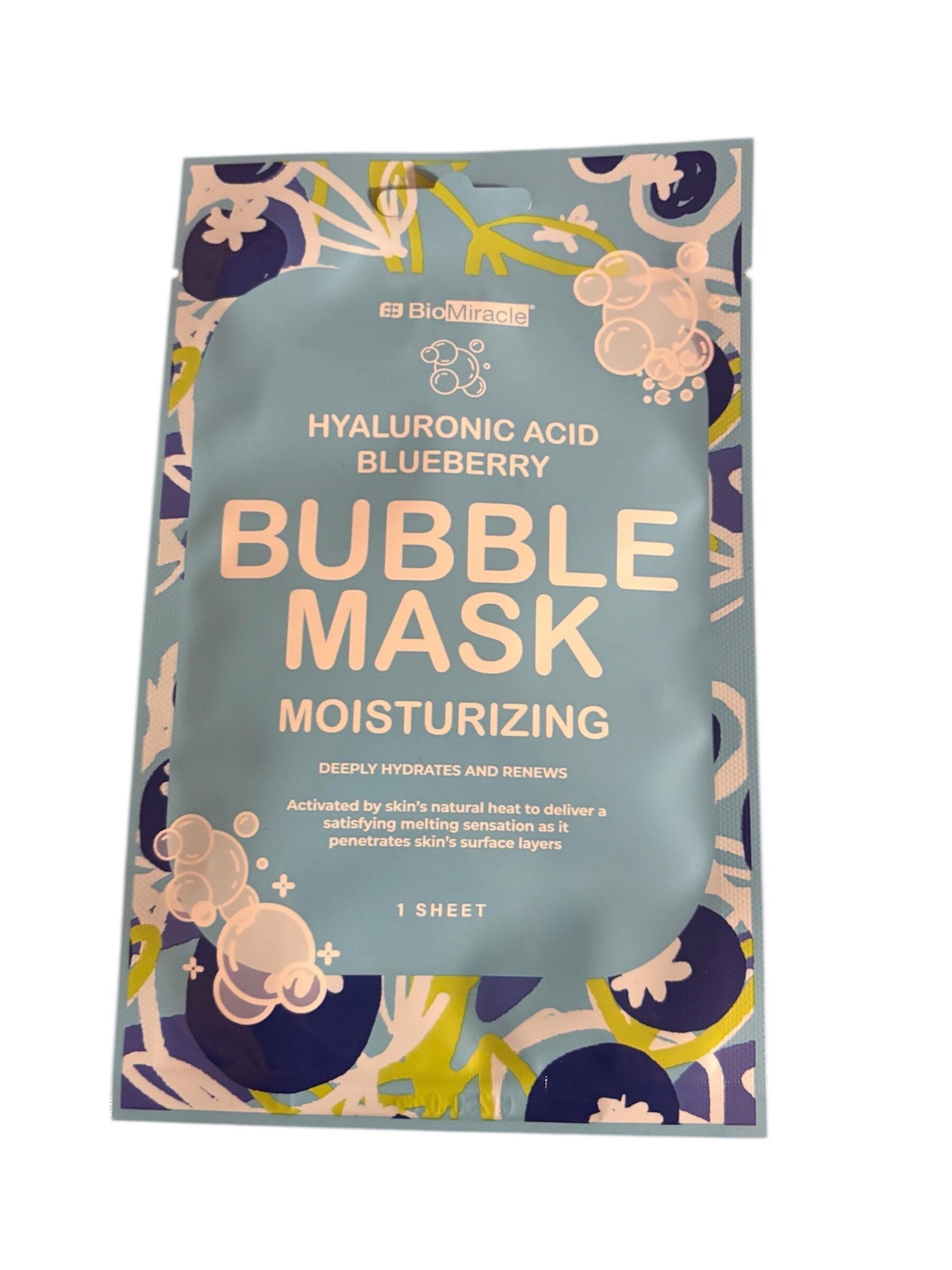 Blueberry Moisturizing Bubble Mask