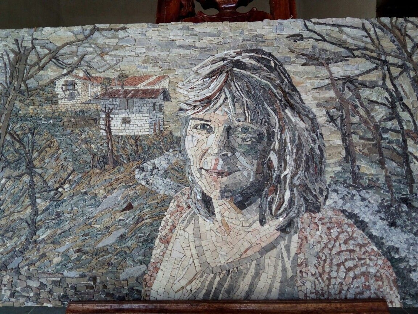 Mozaïekwerk in het atelier van Casa di Mozaïek