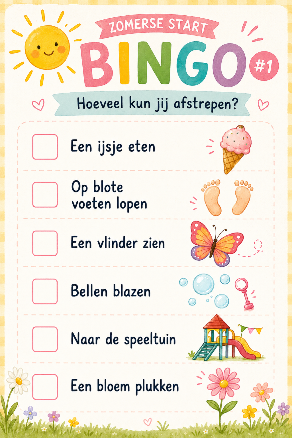 zomerbingo