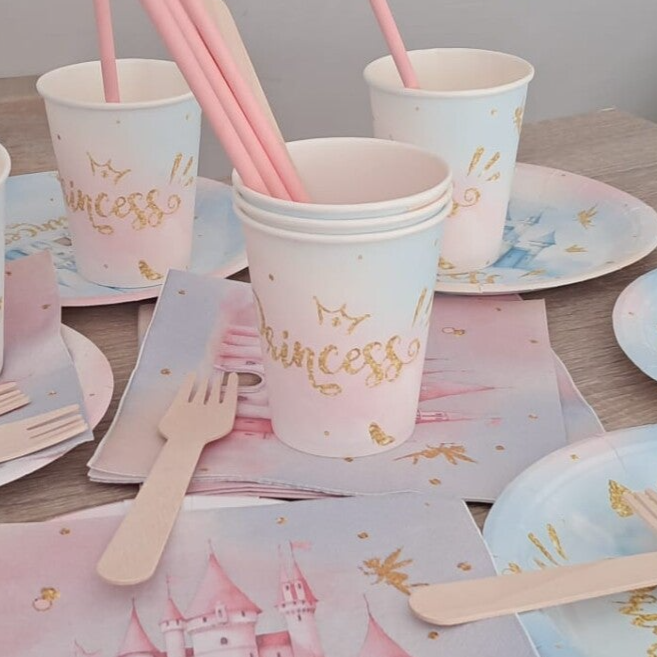 Uitbreiding serviesset 2 kinderen prinsessen