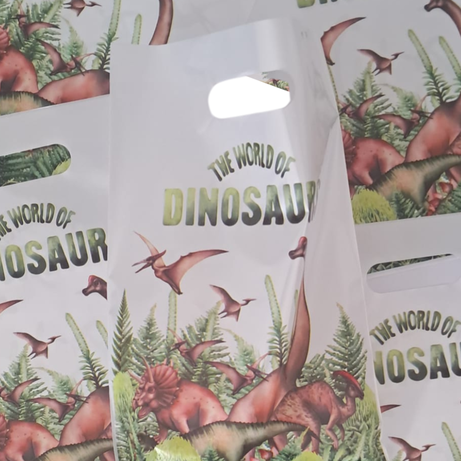 Uitdeelzakjes thema Dino's