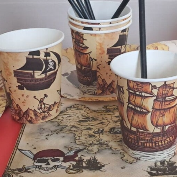 Uitbreiding serviesset 2 kinderen piraten