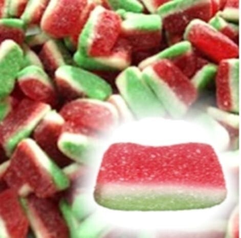 Tranches pastèque sucrée sans gluten