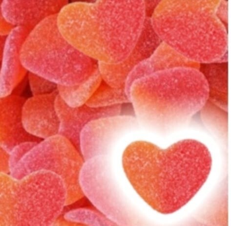 Coeur pêche sans gluten Halal