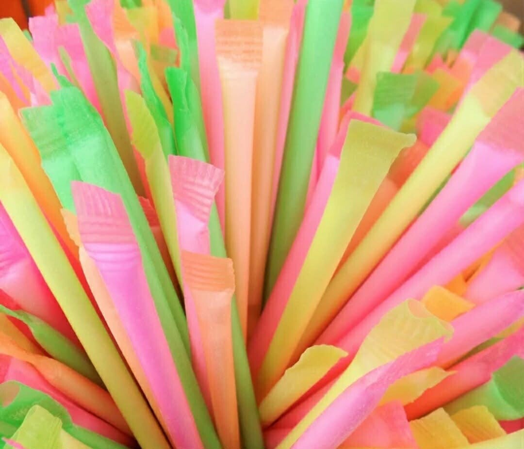 lot 10 Pailles Fantastic remplie de poudre