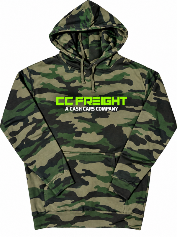Unisex-Dark Forest Green Camo Hoodie