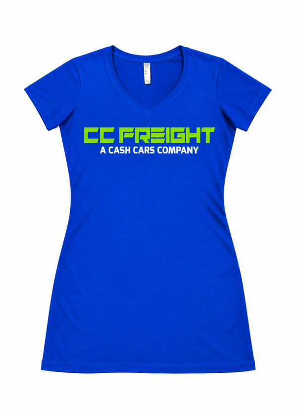 Women's V-Neck Cover-Up Blue