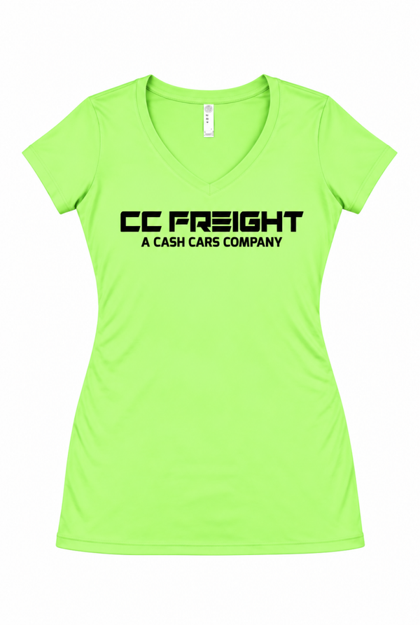 Women's V-Neck Cover-Up Lime Green