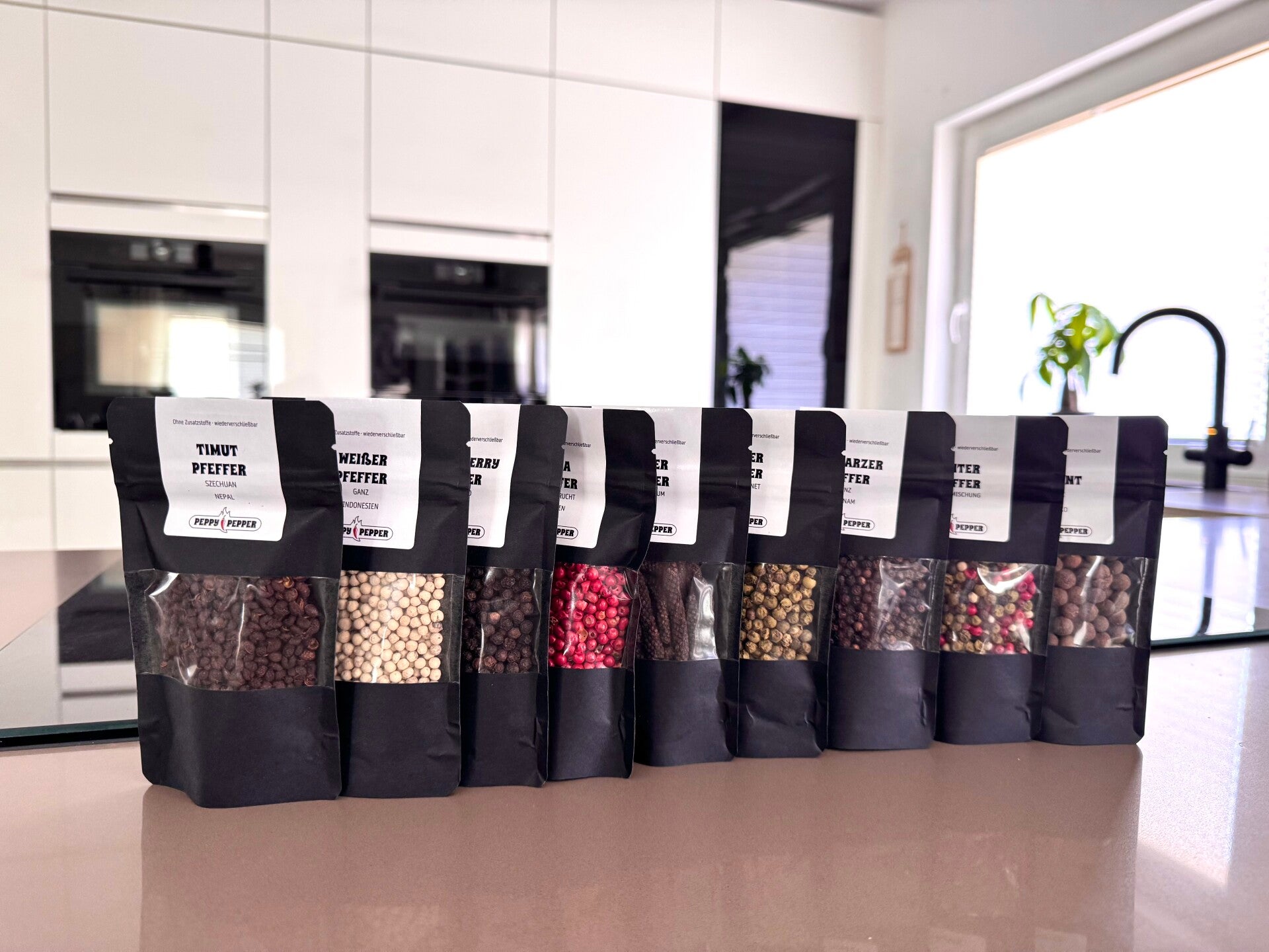 Pfeffer Set: 9x exklusiver Pfeffer aus aller Welt
