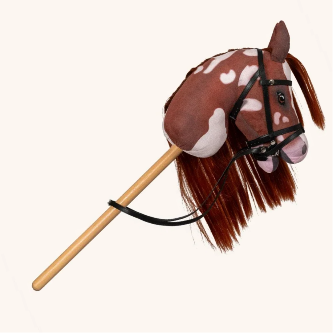 byASTRUP® Steckenpferd – Coco - Schecke Rot/Weiß