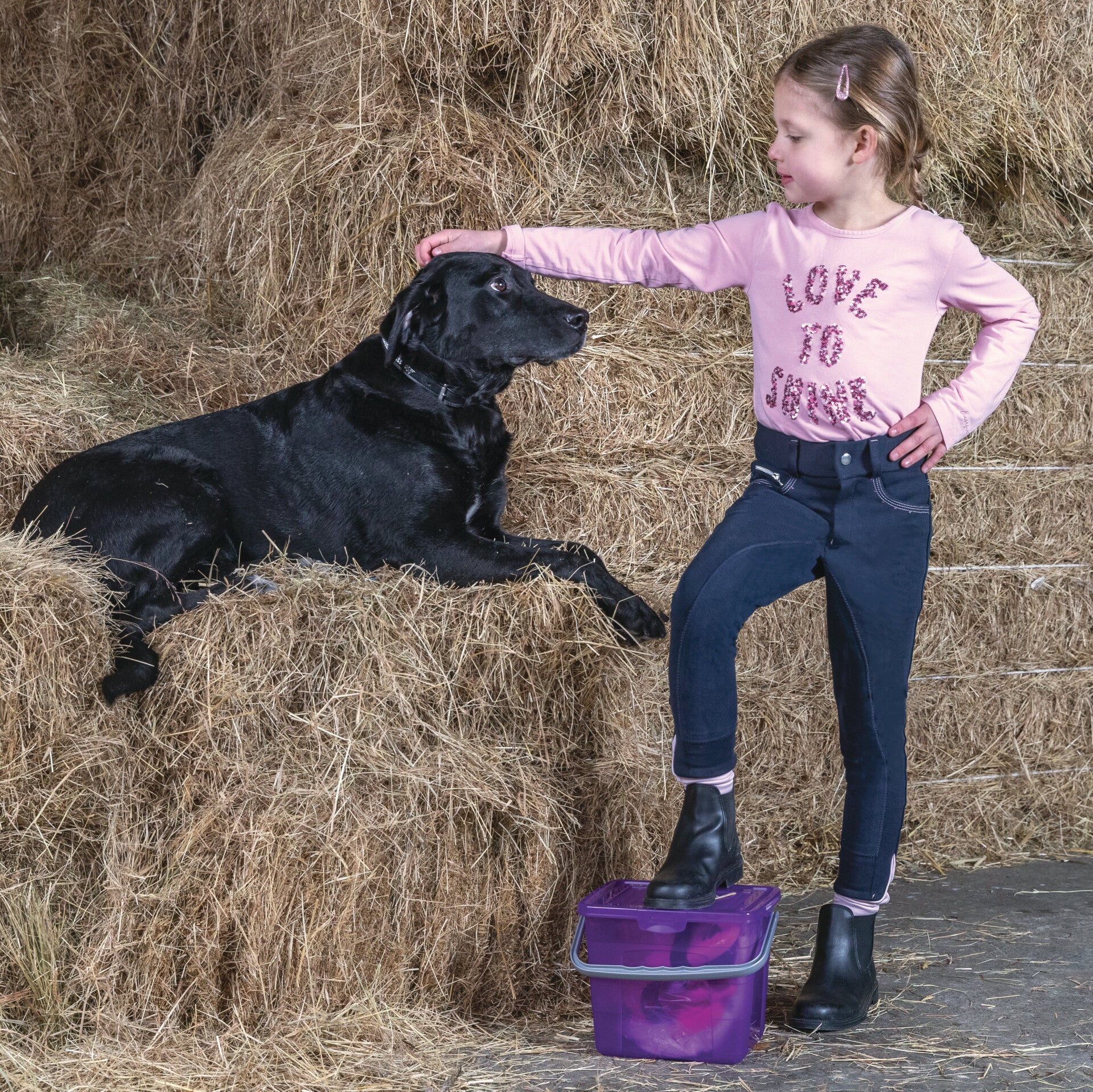 USG Kinderreithose "Louisa" mit Vollbesatz