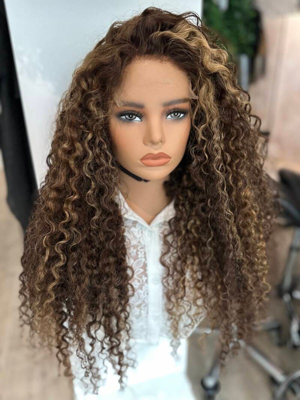 24” 613 Highlighted Deepwaves Dark Chocolate and Caramel