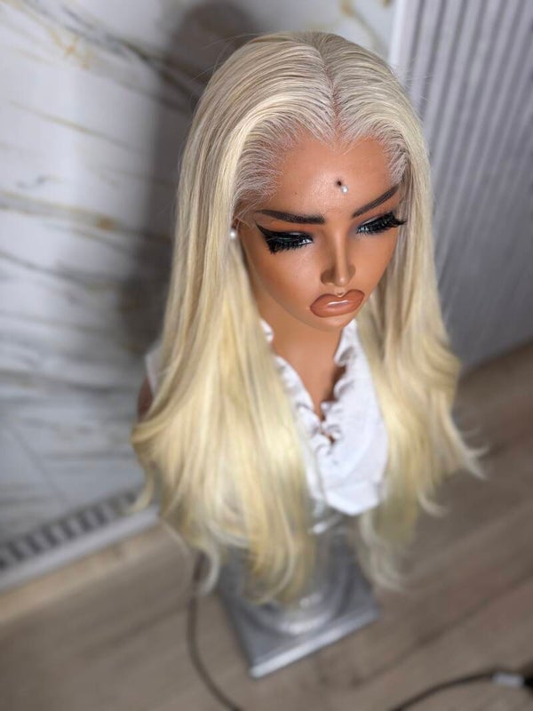 28” Lagos Hairline in 613 European Donor Hair