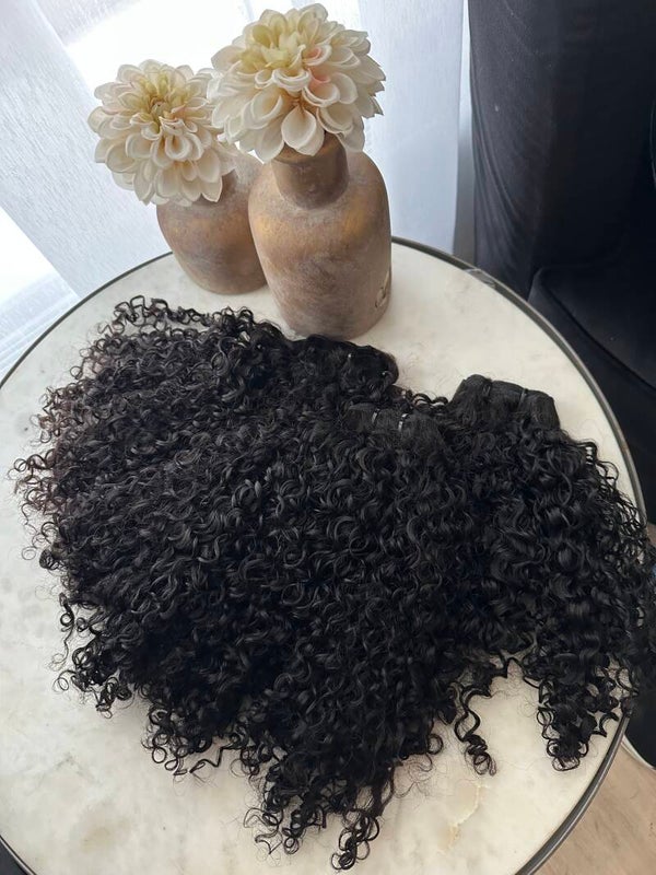 3 x 18” Coily pixie curls