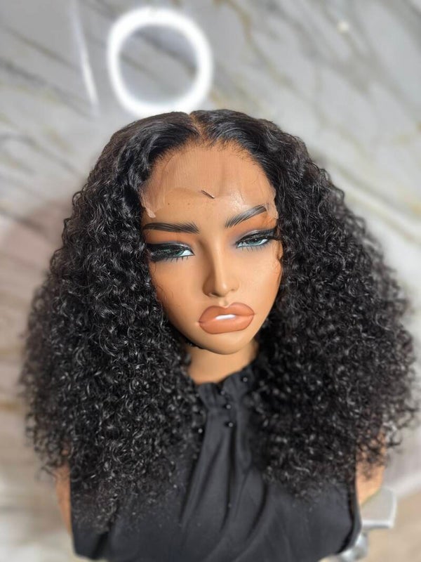 18” Pixie curls closure wig
