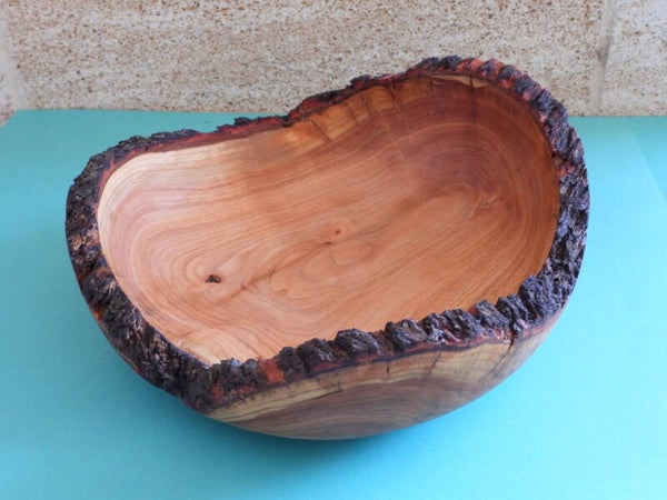 Cuenco para centro de mesa borde rustico