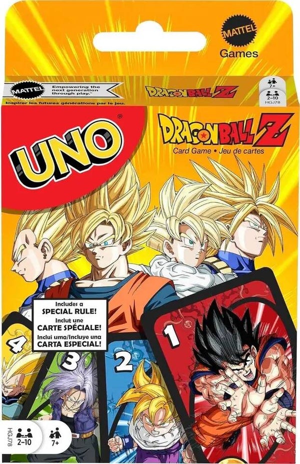 Jeu Uno "Dragon Ball Z"