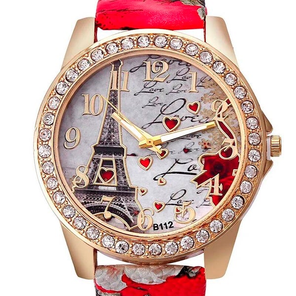 Magnifique montre rouge