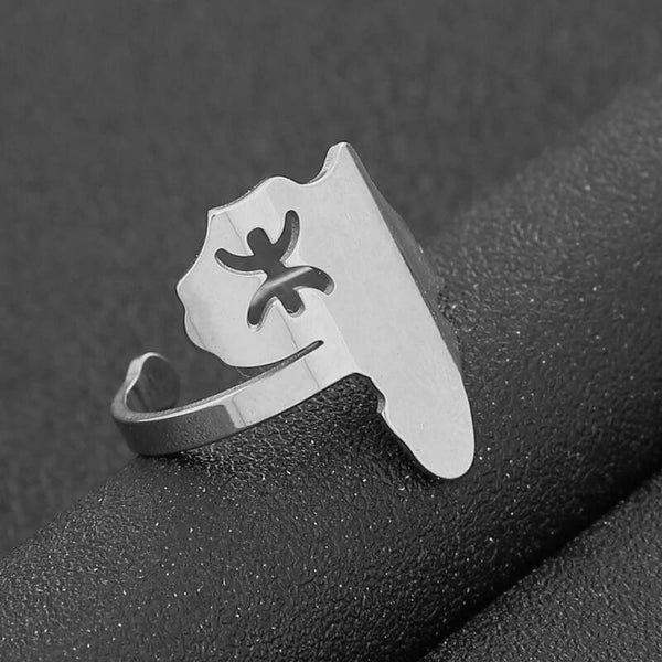 Bague Kabyle Afrique en acier inoxydable