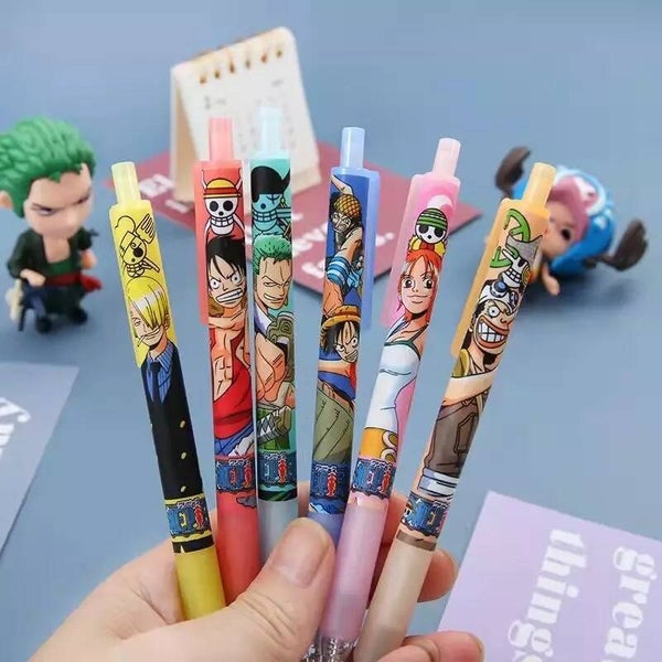 Lot de 6 stylos "One Piece"