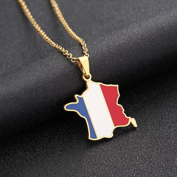 Collier "France" doré