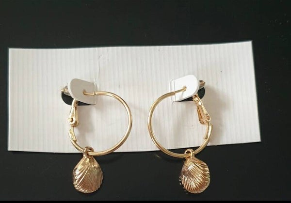 Magnifiques boucles d'oreilles coquillages