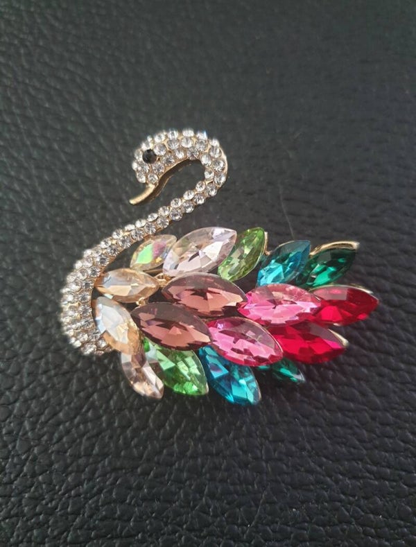 Magnignique broche "Cygne"