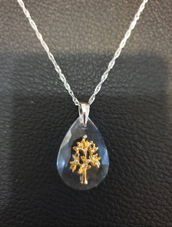 Collier arbre de vie doré