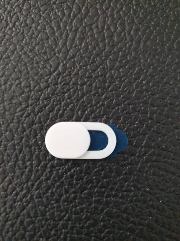 Obturateur de caméra blanc pour téléphone, tablette et ordinateur