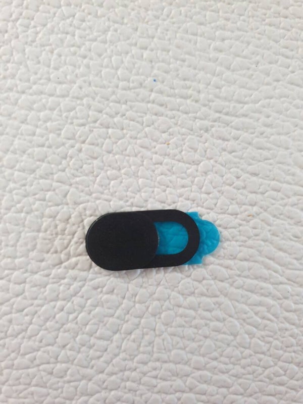 Obturateur de caméra noir pour téléphone, tablette et ordinateur