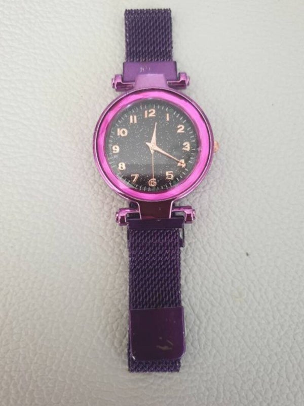Montre magnétique rose